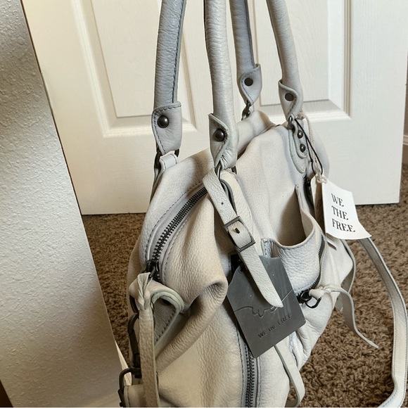 NWT~We The Free Baby Emerson Tote Bag, Free People, Salt Color, Boho Style 🌼 - Picture 13 of 14